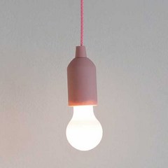 룸앤홈 푸링 LED 램프, 핑크