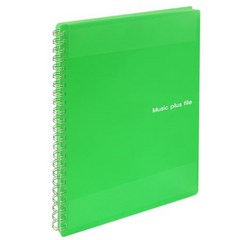 드림산업 뮤직플러스 악보 파일 30매 ver2, 초록, 1개