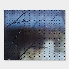 앤비커머스 인테리어 타공판 겨울나무 500 x 400 mm, 1개, Black