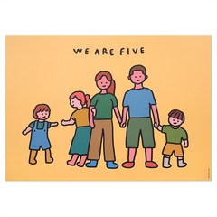 제로퍼제로 A3 옵셋 포스터 47 다섯가족