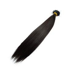 프리티레이디 투링 인모 붙임머리 가발 200가닥 52cm, #NA 내츄럴블랙, 1개