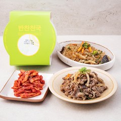 반찬천국 잡채 170g + 소불고기 150g + 무말랭이 150g, 1세트