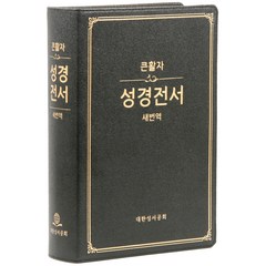 새번역 성경전서 RN97F (가죽 / 무색인 / 무지퍼 / 강대용 / 검정 / 단본), 대한성서공회