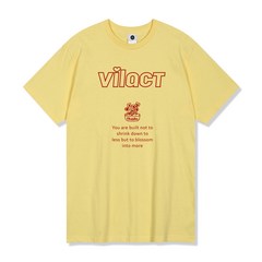 빌락트 18수 VL플라워 하트 그래픽 빅사이즈 반팔 티셔츠