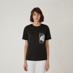 올리비아로렌 여성용 주머니프린트 티셔츠 VVCASYM3261