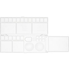 다다 수채화 아크릴 미술용 팔레트 200 x 260 +122, 24칸, 1개