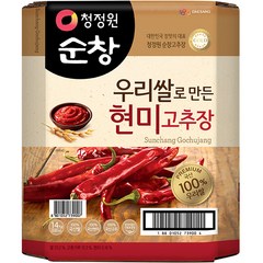 청정원 우리쌀로 만든 현미고추장, 1개, 14kg