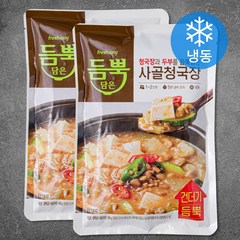 듬뿍담은 사골청국장 1~2인분 (냉동), 600g, 2개