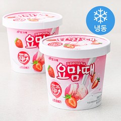 빙그레 요맘때 스트로베리 (냉동), 710ml, 2개