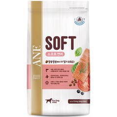 ANF 강아지 전연령용 소프트 사료, 연어, 5.4kg, 1개