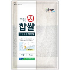 정남진장흥 산들해랑 동진 찹쌀, 4kg, 1개