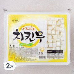 싱그람 아삭아삭 치킨무, 3kg, 2개