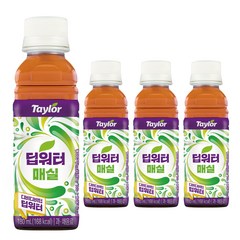 테일러팜스 딥워터 매실, 180ml, 4개