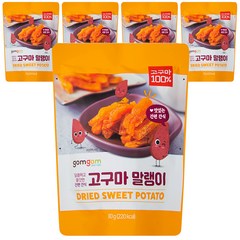 곰곰 고구마말랭이, 80g, 5개입