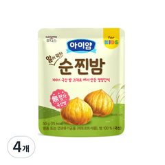 일동후디스 아이얌 알이 꽉찬 순찐밤, 4개, 밤, 50g