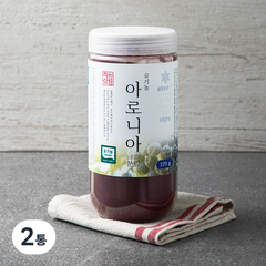 매홍 유기농 인증 착한상점 아로니아 분말, 370g, 2통