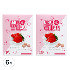 산마을 요거트 딸기 큐브 1.8g x 10p, 딸기 + 요거트, 6개, 18g