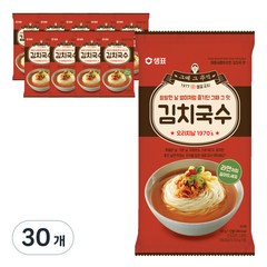 샘표 김치국수, 101g, 30개