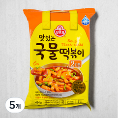 오뚜기 맛있는 국물 떡볶이, 424g, 5개