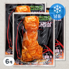 닭형 직화 스리라차 통다리살 (냉동), 100g, 6개