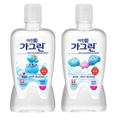 가그린 어린이용 구강세정제 딸기향 이미지 랜덤발송, 380ml, 2개