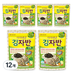 아이배냇 김자반, 야채맛, 12개, 25g