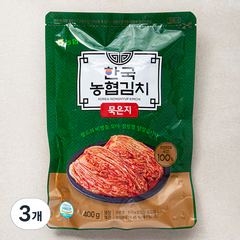 한국농협김치 묵은지, 400g, 3개