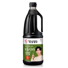 청정원 햇살담은 염도낮춘 발효다시마 간장, 1개, 1.7L