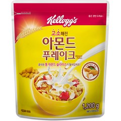 켈로그 아몬드 푸레이크, 1200g, 1개