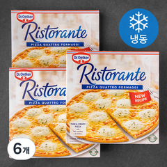 리스토란테 콰트로 포르마지 피자 (냉동), 340g, 6개