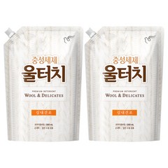 피죤 울터치 프리미엄 리필, 1300ml, 2개