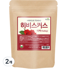 보탬 히비스커스 삼각 티백차, 1.2g, 100개입, 2개