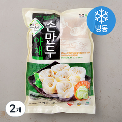 진선푸드 웰빙채식 야채손만두 (냉동), 1.4kg, 2개