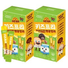 풀무원녹즙 아동용 키즈프리 멀티비타민 면역 탱글젤리 20g x 15p, 열대과일맛, 300g, 2개