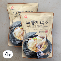 마니커 누룽지 백숙, 900g, 4봉