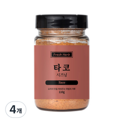 신선약초 타코 시즈닝, 4개, 110g