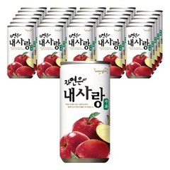 자연은 내사랑 사과 과일주스 180ml, 30개