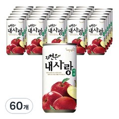 자연은 내사랑 사과 과일주스 180ml, 60개