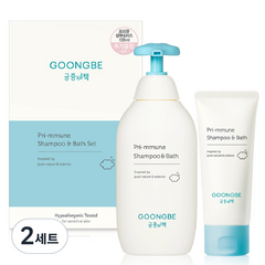 궁중비책 프리뮨 샴푸 앤 바스 350ml + 100ml 세트, 2세트