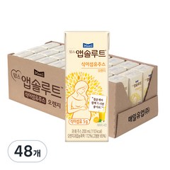 앱솔맘 식이섬유 주스 200ml, 48개