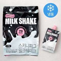 스키니피그 밀크쉐이크 (냉동), 160ml, 4입