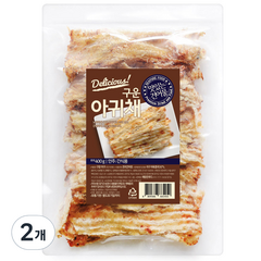 해맑은푸드 구운 아귀채, 400g, 2개