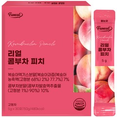 퍼니트 리얼 콤부차 피치맛 30p, 150g, 1개