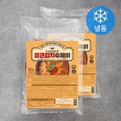 푸딩팩토리 얼큰 김치수제비 (냉동), 350g, 2개