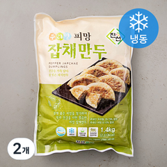 진선푸드 우리밀 피망잡채만두 (냉동), 1.4kg, 2개