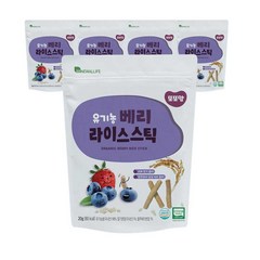 또또맘 유기농 베리 라이스스틱 20g, 5개입