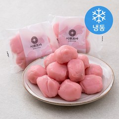 시루조아 굳지않는 분홍 꿀떡 (냉동), 80g, 16개