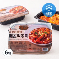 나드리푸드 매콤 떡볶이 (냉동), 300g, 6개