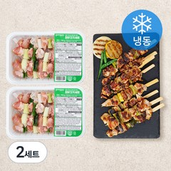 곰곰 국내산 닭으로 만든 파닭꼬치세트 + 곰곰 데리야끼용소스 (냉동), 750g, 2세트