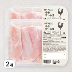곰곰 닭가슴살 (냉장), 1kg, 2개